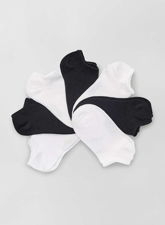 Kiabi Pack of 7 pairs of plain low cut socks 