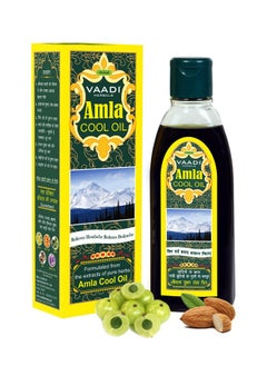 VAADI HERBALS Vaadi Herbals Amla and Brahmi Blend Hair Oil - Therapeutic Grade for Hair Growth and Cooling - 6.76 Ounces  - Image 1