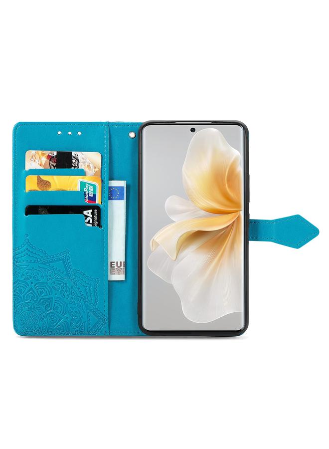 إيروريكس جراب لهاتف TCL 50 5G جراب هاتف جلدي منقوش بزهرة ماندالا - Image 3