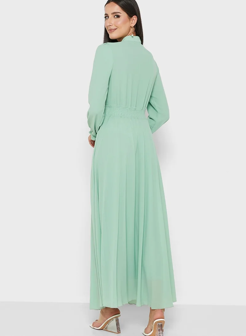 Khizana Shirred Waist Dress