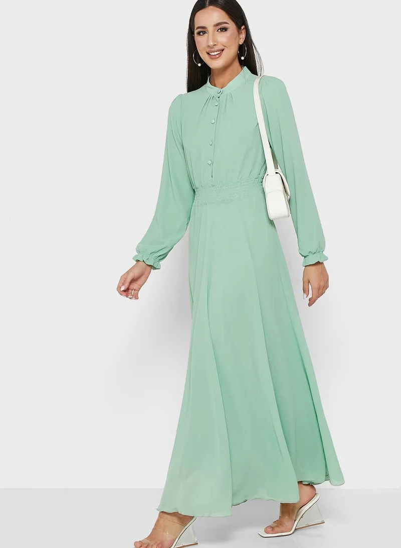 Khizana Shirred Waist Dress