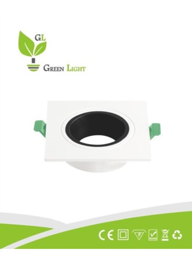 GREEN LIGHT SPOT LIGHT FRAME 7CM SQ - Image 1
