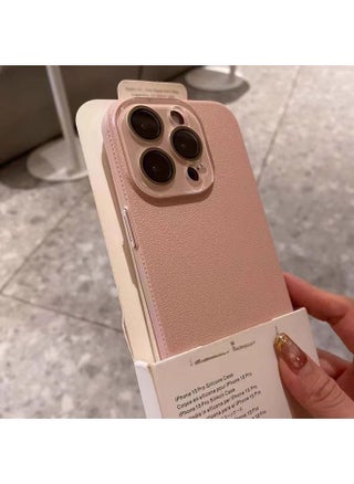 Advanced Sense Litchi Pattern Mobile Phone Case For Iphone 16 Crystal Lens For Iphone15 Simple 13promax Hard Case-Color:Pink-Applicable Models:For Iphone16Promax - pzsku/ZAA98C076B6BCD47210C6Z/45/1746223748/e5188a7b-4381-42c7-b58d-823faff5c348