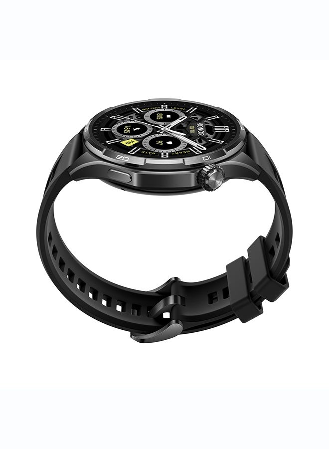 Honor Watch 6 Smartwatch, 35-Day Battery, Dual-Band GPS, 123 Sports Modes, NFC Payment, 3000 Nits AMOLED Display, AI Health Scan - Shadow Black - Image 3