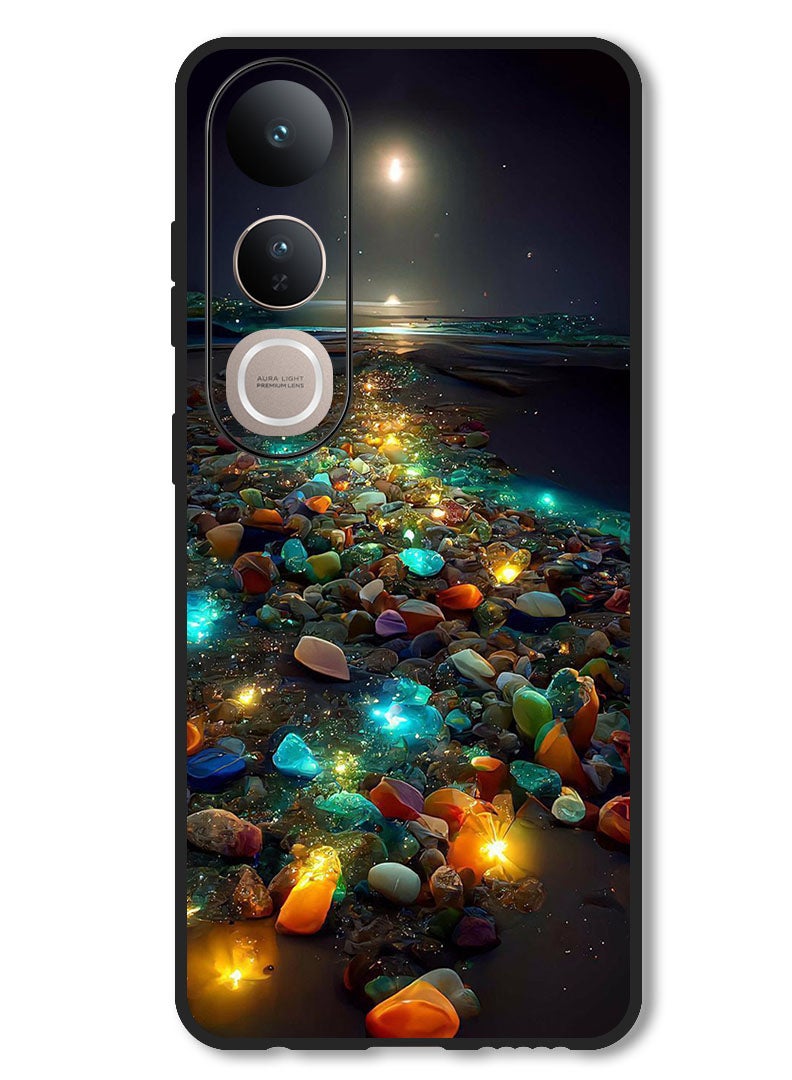 Theodor Case Compatible with Vivo V50 Lite Protection Shockproof Bumper Cover Glow - Image 1