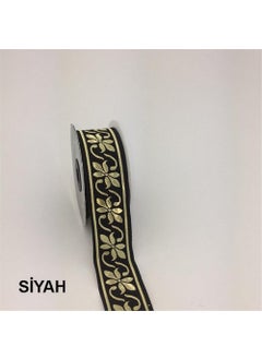 Fantastic 35084-BORDER - 10 mt Black-Gold 