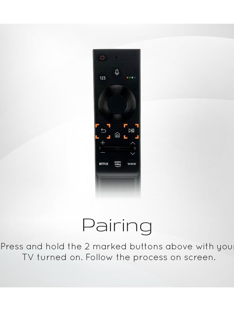 ELTRAZONE Replacement Remote Control 2021 Model BN59-01363L for Samsung Smart TVs Compatible with Neo QLED, The Frame and Crystal UHD Series (BN59-01363L) with battery - Image 4