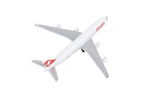 Daron Swiss Single Plane Die-Cast Metal S Airplane Model Toy with Plastic Parts for Kids Ages 3+ - Image 3