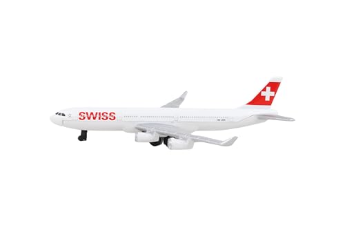 Daron Swiss Single Plane Die-Cast Metal S Airplane Model Toy with Plastic Parts for Kids Ages 3+ - Image 2