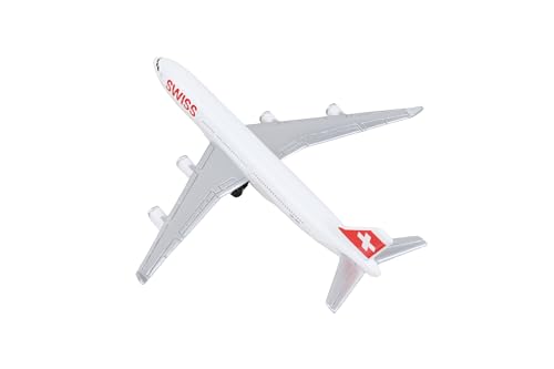 Daron Swiss Single Plane Die-Cast Metal S Airplane Model Toy with Plastic Parts for Kids Ages 3+ - Image 4