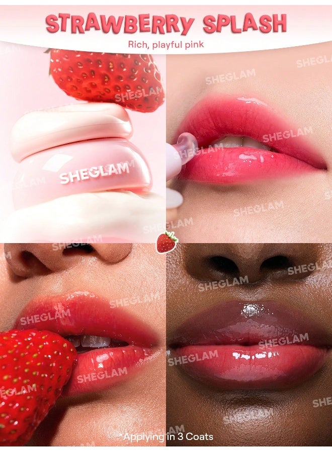SHEGLAM Hydra Jelly Pocket Lip Jam- Strawberry Splash - Image 2
