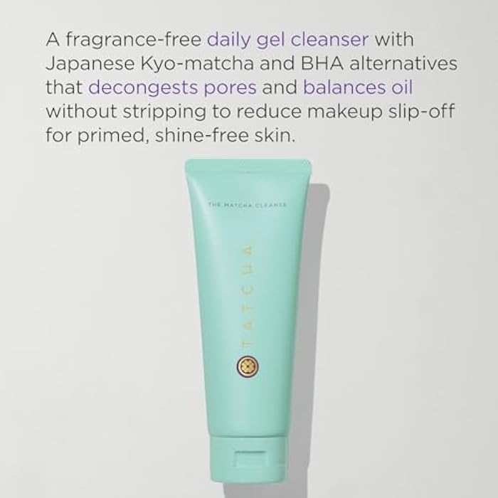 TATCHA The Matcha Cleanse | Daily Clarifying Gel Cleanser, Decongests Pores and Balances Oil For Primed, Shine Free Skin | 5 oz - Image 2