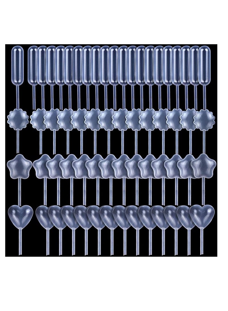 Excefore 200pcs 4ml Cupcake Pipettes, Mini Disposable Transfer Pipettes Squeeze Dropper Liquid Injector Pipettes for Jam, Strawberries, Cupcake, Chocolate, Birthday Party and Holiday Decoration - Image 1