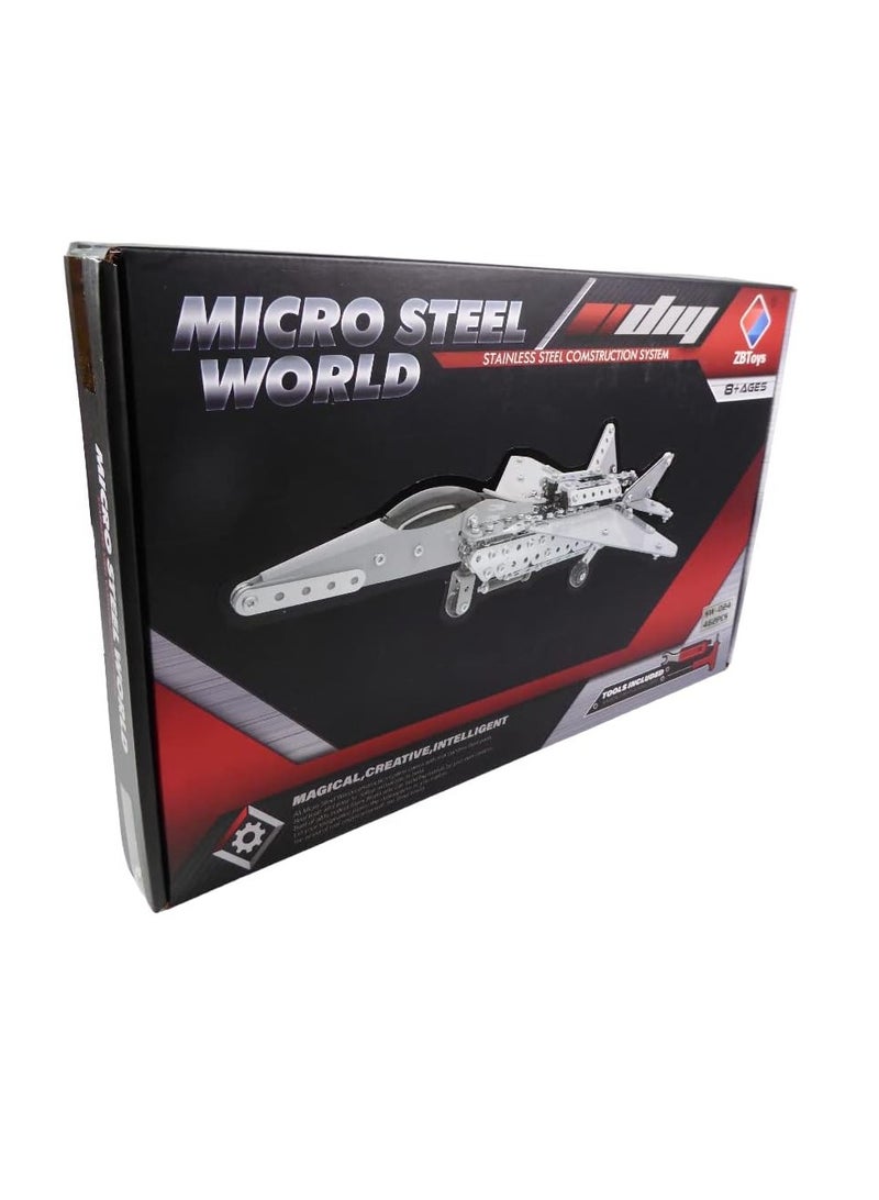 Metal construction set, to assemble, reproduction of combat aircraft compatible with Grumman F-14 TOP GUN  - Image 2