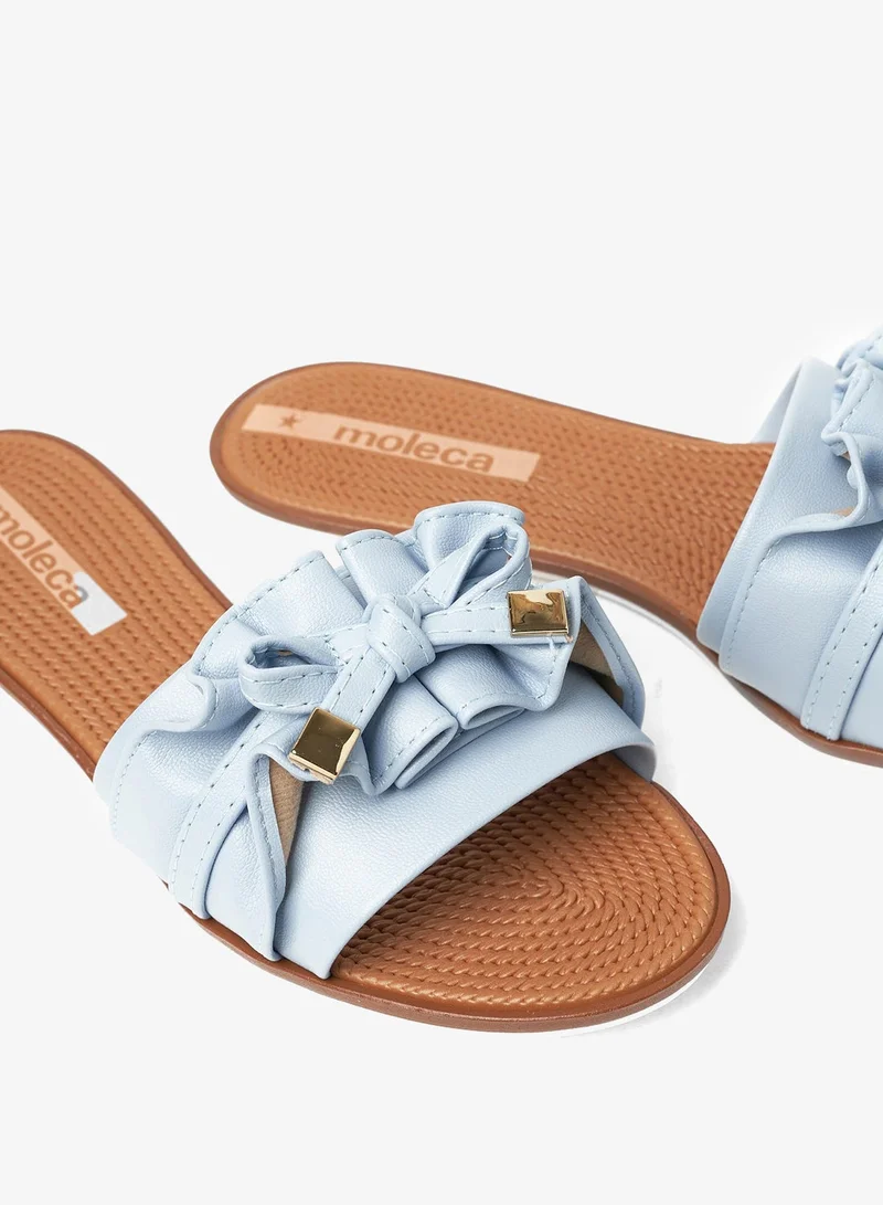 Moleca Jeans Flat Sandals for Women – Stylish Ladies Flat Sandals & Comfortable Flat Slippers for Women | Best Price UAE