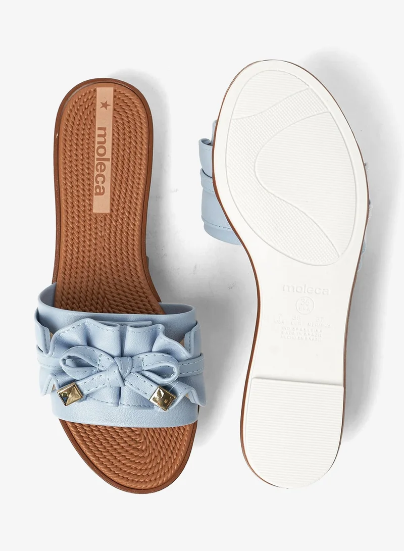 Moleca Jeans Flat Sandals for Women – Stylish Ladies Flat Sandals & Comfortable Flat Slippers for Women | Best Price UAE
