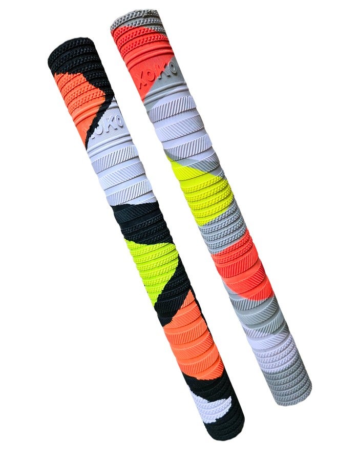 XOKO Premium Cricket Bat Grip | Anti-Slip | Ultra Tacky | Multicolor | Pack of 4 | Durable Comfortable Grip for Enhanced Control BLACK GRIP - Image 5