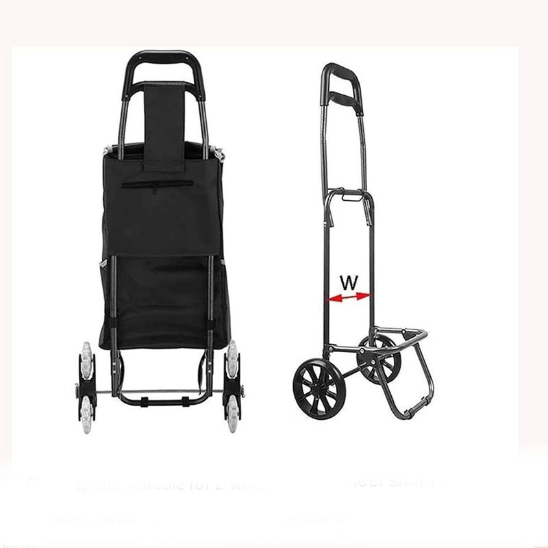 Cart Bags, Oxford Cloth Shopping Bag 50L Folding Shopping Hand Trolley Replacement Bag, Reusable Shopping Trolley Replacement Bag for, - Image 4