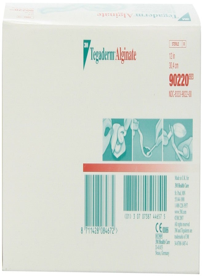 Tegaderm 3M™ Tegaderm™ High Gelling Alginate Dressing, 90220, 1 in x 2 in, Rope Style Dressing, 5/Carton, 4 Cartons/Case - Image 2