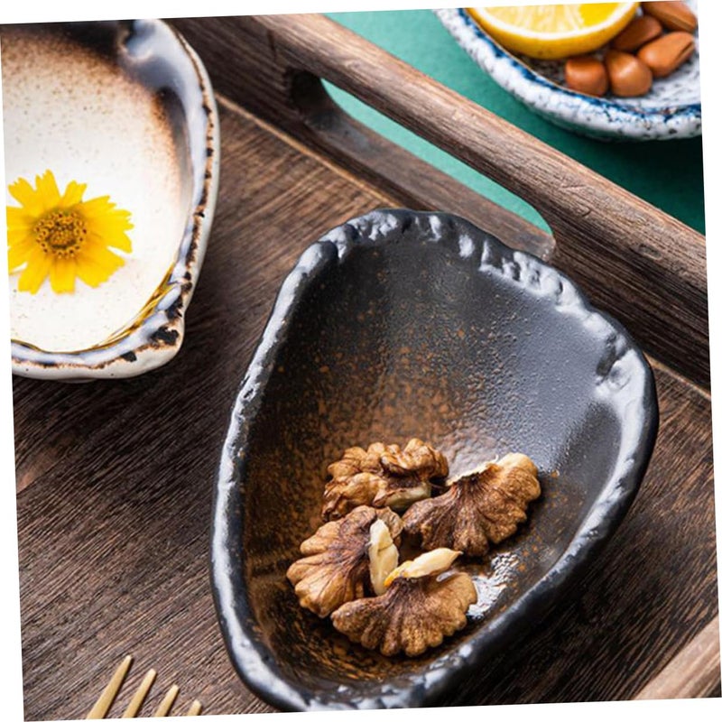 طبق صوص الصويا السيراميك على الطريقة اليابانية، وعاء غمس للسوشي وتقديج الخل - Image 5