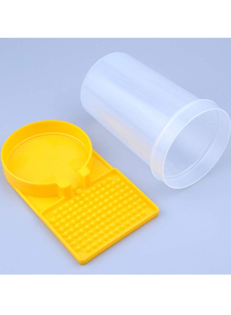 SYOSI 2 Pack Bee Water Feeder Beehive Bee Feeder Beekeeping Equipment Nest Beekeeper Tool Honey Beehive Entrance Feeder Transparent Bee Feeder Safety and Easy to use For Beekeeping Bee Feeder - Image 4