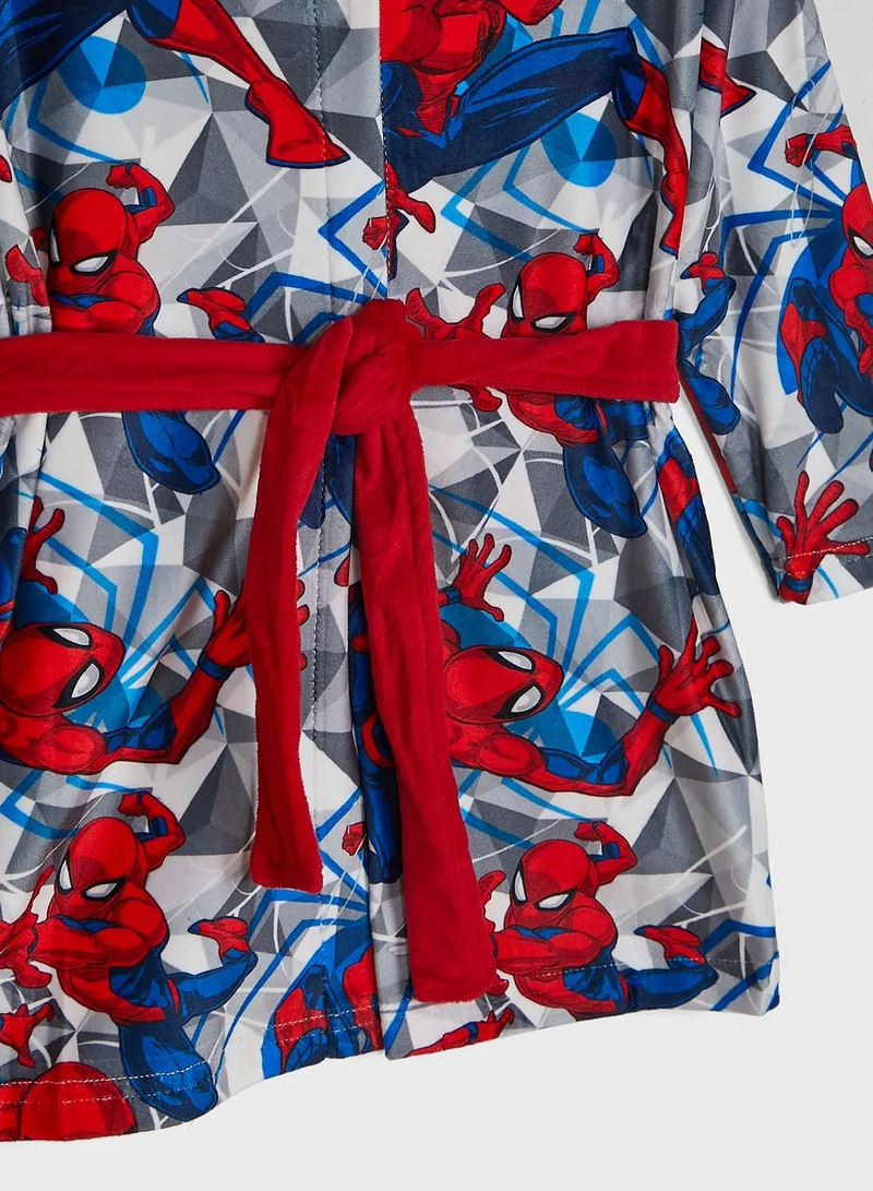 SPIDERMAN Kids Spiderman Robe