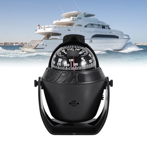 ZERONE ضوء LED بحري رقمي ، ضوء LED قابل للتدوير مناسب للوحة القيادة ، للسيارة والقارب والشاحنة باللون الأسود - Image 2