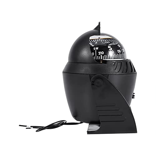 ZERONE ضوء LED بحري رقمي ، ضوء LED قابل للتدوير مناسب للوحة القيادة ، للسيارة والقارب والشاحنة باللون الأسود - Image 5