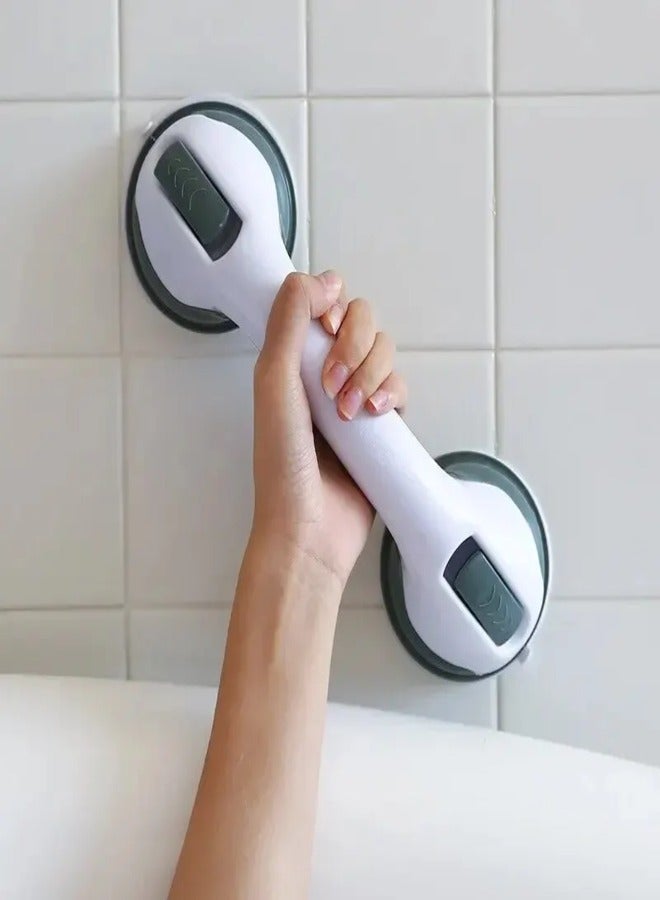 AROAQ Suction Cup Handrail Bathroom Armrest Sucker Shower Helping Handle Bath Safer Grip for Tubs Glass Doors And Windows  - Image 2