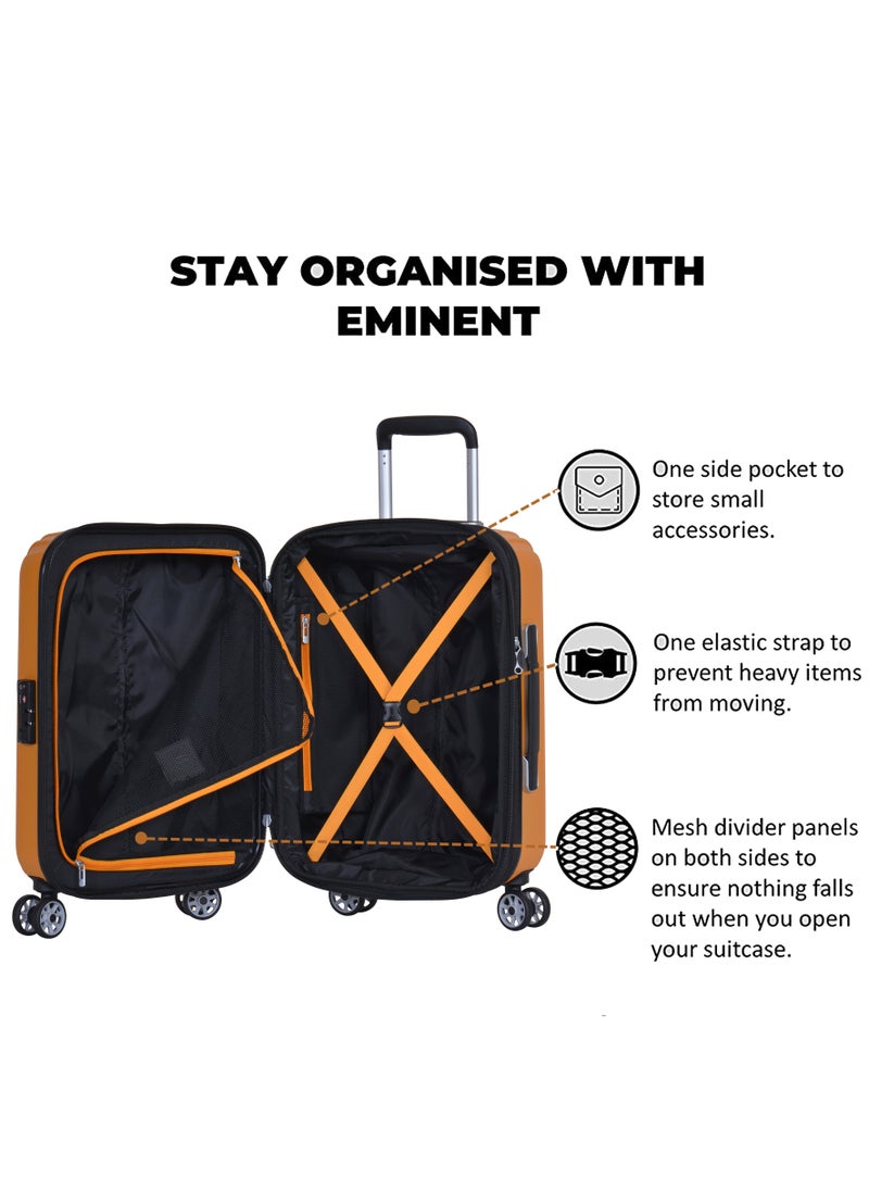 eminent - HardCase Travel Bag Makrolon Polycarbonate Lightweight Expandable Zipper And Robust 4 Quiet Wheels With TSA Lock Kg82 - Image 1
