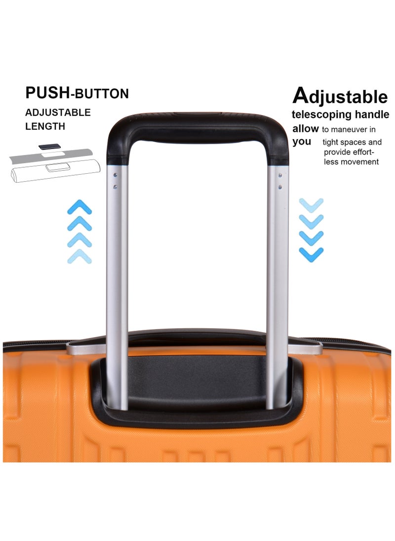 eminent - HardCase Travel Bag Makrolon Polycarbonate Lightweight Expandable Zipper And Robust 4 Quiet Wheels With TSA Lock Kg82 - Image 1