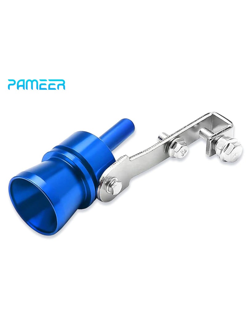 PAMEER Aluminum Alloy Exhaust Turbo Sound Whistle Simulator, Turbo Sound Exhaust Muffler Pipe Whistle Car Roar Maker, Car Blow off valve Tip Simulator Whistler Tail Pipe. - Image 1