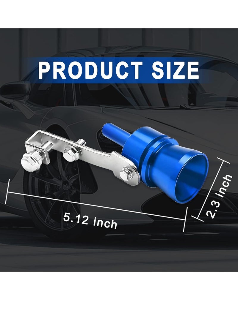 PAMEER Aluminum Alloy Exhaust Turbo Sound Whistle Simulator, Turbo Sound Exhaust Muffler Pipe Whistle Car Roar Maker, Car Blow off valve Tip Simulator Whistler Tail Pipe. - Image 3