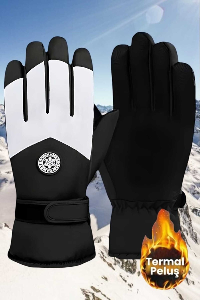 Tezzgelsin Men's Polyurethane Water and Windproof Thermal Gloves Men's Gloves  - Image 1