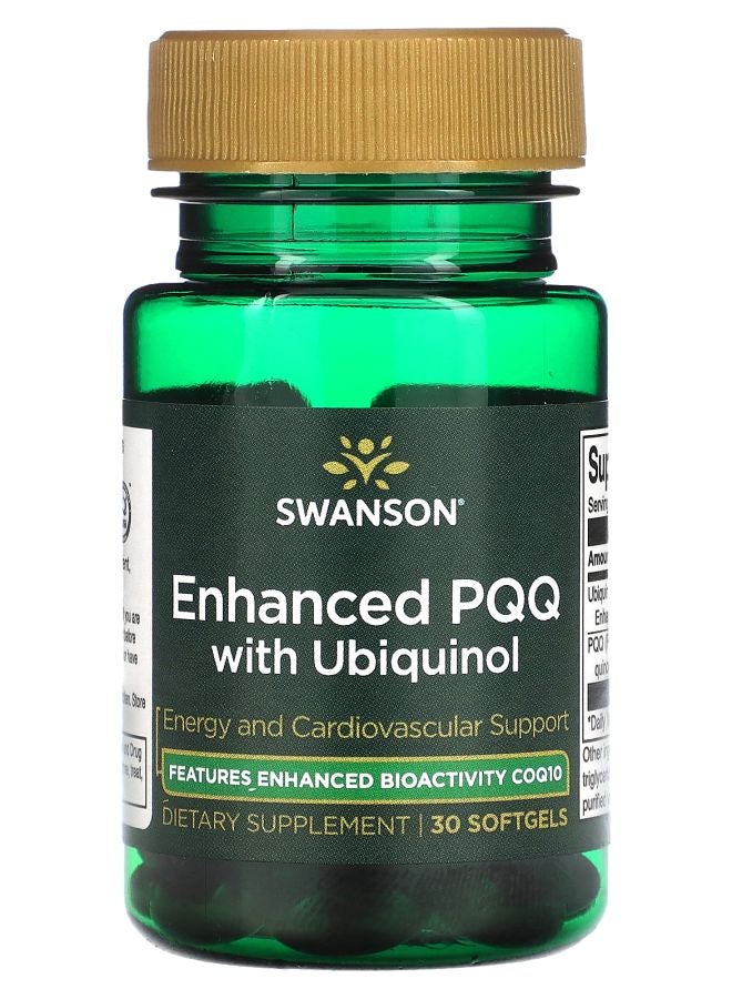SWANSON Enhanced PQQ with Ubiquinol 30 Softgels