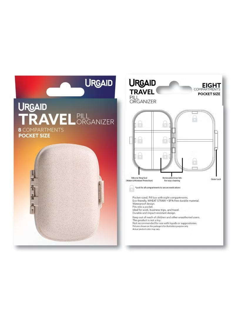 Travel Pill Box 8 Compartments
