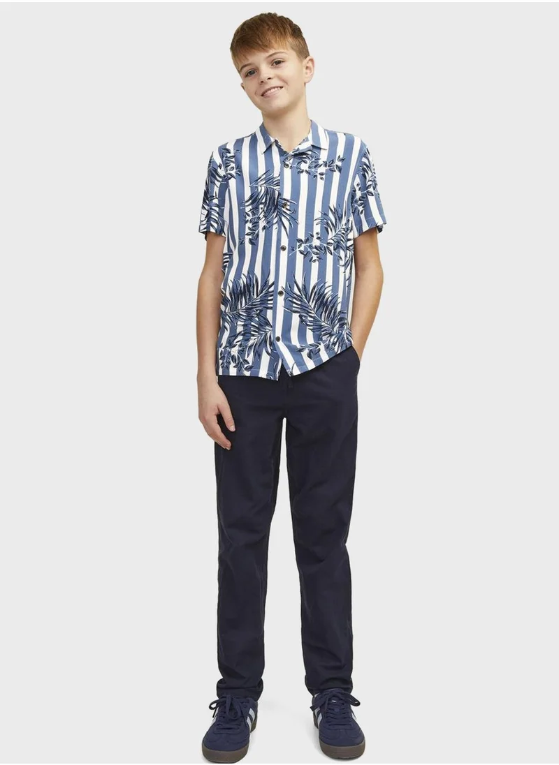 Jack & Jones Junior Youth Striped Aop Shirt