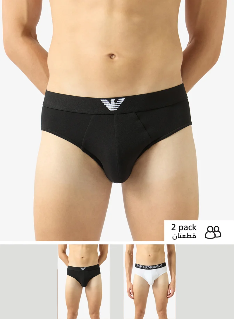 Emporio Armani 2 Pack Of Logo Boxers
