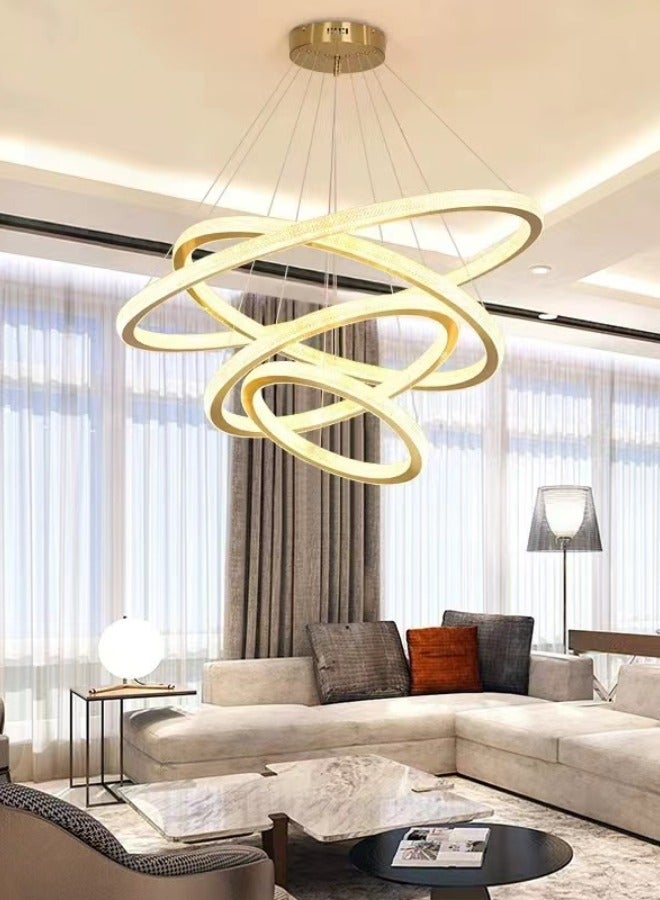 MAAC HOME MAAC Home Coleus - Multiple Rings Galaxy ChandelierModern Decorative Stylish Elegant Contemporary Minimalist Chandelier for Home Decor and Illumination, Energy Efficient  - Image 3