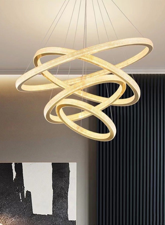 MAAC HOME MAAC Home Coleus - Multiple Rings Galaxy ChandelierModern Decorative Stylish Elegant Contemporary Minimalist Chandelier for Home Decor and Illumination, Energy Efficient  - Image 1