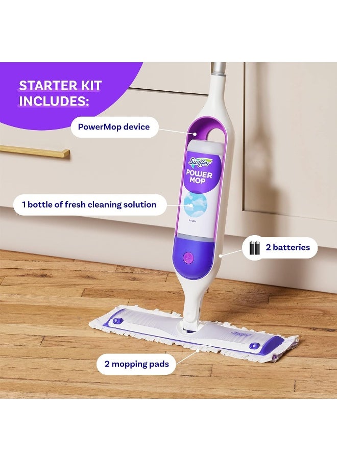 Swiffer Swiffer PowerMop Multi-Surface Mop Kit for Floor Cleaning, Fresh Scent  - Image 4