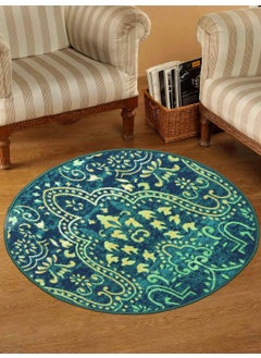 Status Contract Status Taba Round Nylon Rug - 30"x30", Assorted  - Image 1