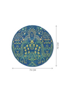 Status Contract Status Taba Round Nylon Rug - 30"x30", Assorted  - Image 2