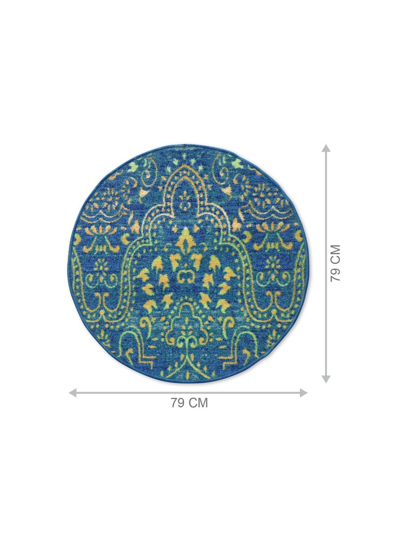 Status Contract Status Taba Round Nylon Rug - 30"x30", Assorted  - Image 2