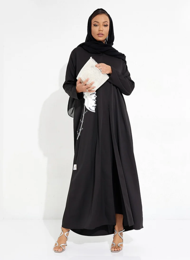Rosette Abaya White Prominent Abaya