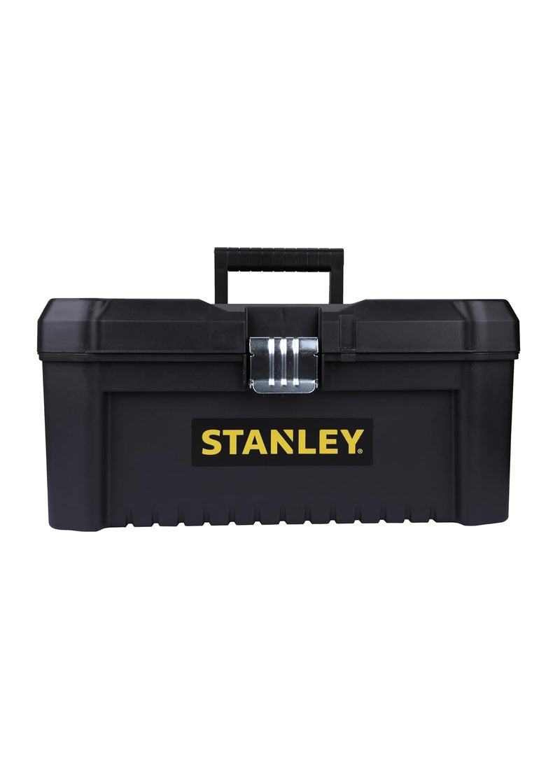 Stanley STANLEY STST1755188 16 Organised HeavyDuty Portable Essential Toolbox with Top Lid Removable Tray Compartment for Easy Convenient Storage Top Pad Lock Eye 1 Year Warranty 41x195x20 cm  - Image 2