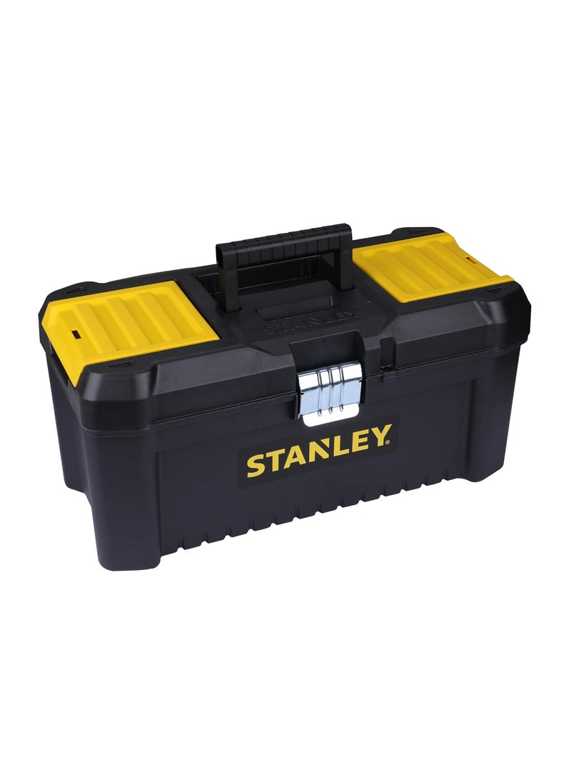 Stanley STANLEY STST1755188 16 Organised HeavyDuty Portable Essential Toolbox with Top Lid Removable Tray Compartment for Easy Convenient Storage Top Pad Lock Eye 1 Year Warranty 41x195x20 cm  - Image 5