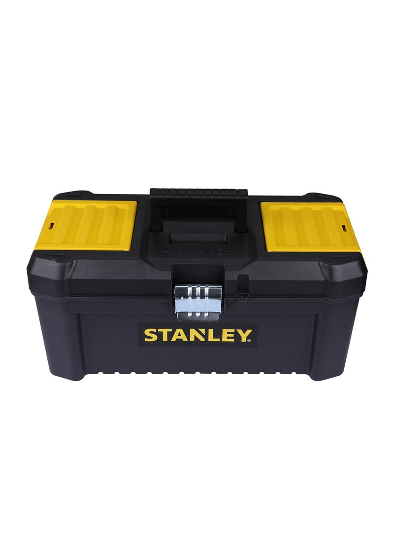 Stanley STANLEY STST1755188 16 Organised HeavyDuty Portable Essential Toolbox with Top Lid Removable Tray Compartment for Easy Convenient Storage Top Pad Lock Eye 1 Year Warranty 41x195x20 cm  - Image 3