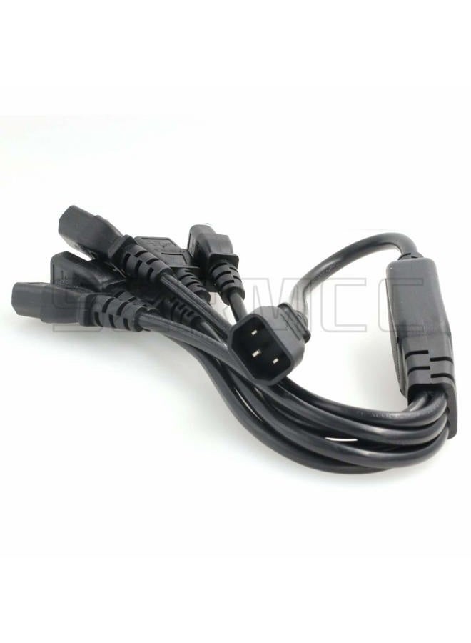 SZRMCC UPS PDU Server Y Splitter Power Cable IEC320 C14 to 6 x C13 10A 250V Extension Cable (6xc13 60cm) - Image 3