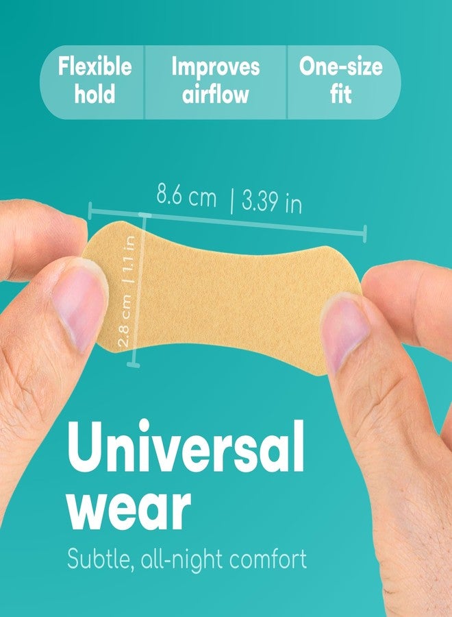 Medi Grade Nasal Strips, 50 Pack - Skin Tone - Single Use Nasal Dilator Strips, Opens Nasal Passages for Easier Nighttime Breathing - Helps Reduce Snoring - Nose Strips for Breathing, Breathable - Image 5